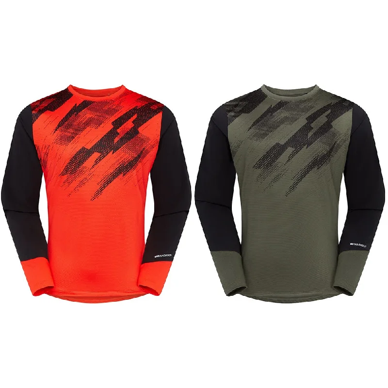 Odor-Control Men's SportswearMadison Flux Men's Long Sleeve Trail Jersey