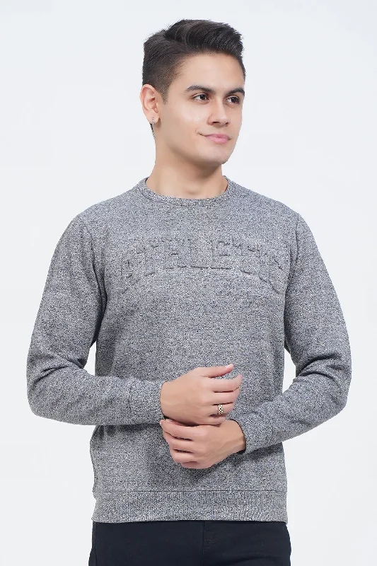 Comfortable Men's SportswearMens "BARRAK"Crew Neck Long Sleeves Sweatshirt