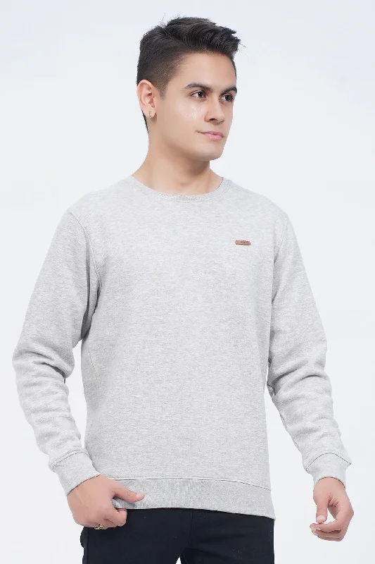 Weather-Resistant Men's Sportswear"CLOVIS" Crew Neck Long Sleeves Sweatshirt