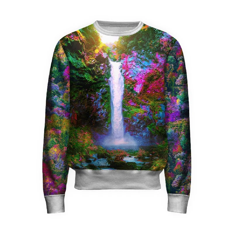 High-Quality Odor-Resistant Men's SportswearPsychedelic Forest Sweatshirt