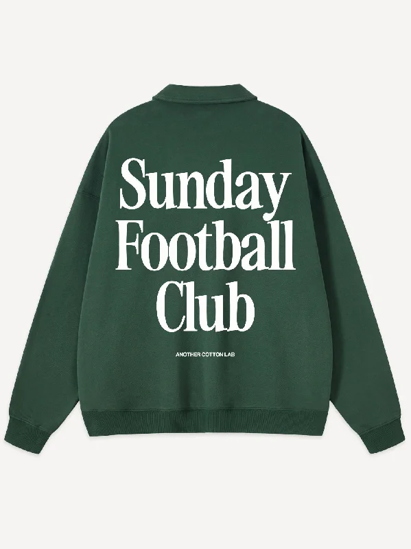 Workout-Ready and Stylish Men's SportswearSunday Football Club Polo Sweatshirt