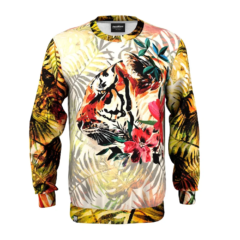 Gym-Ready Lightweight Men's SportswearWandering Tiger Sweatshirt